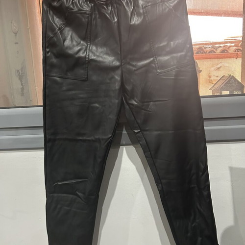 Mayoral leather pants like new, size 158 cm, black