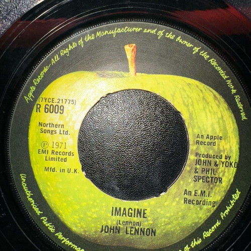 John Lennon Working Class Hero vinyl record used, Apple label