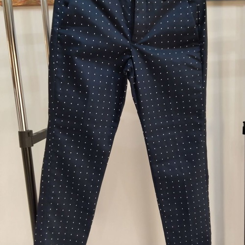Zara women's dark blue polka dot pants size 38 like new