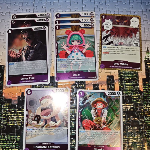 One Piece purple rare cards pack