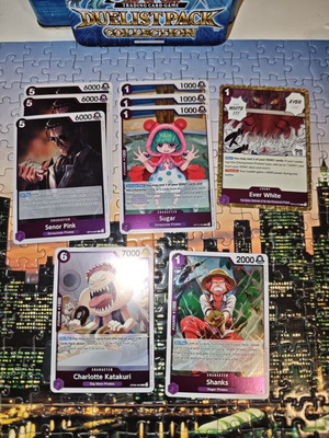 One Piece purple rare cards pack
