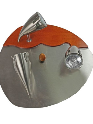 Three-light ceiling lamp new with GU10 bulbs