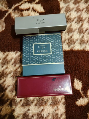 Στύλοι Parker και Sheaffer με χρυσή πέννα 14 καρατίων σαν καινούργιοι