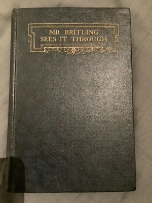 Mr Britling Sees It Through book used, hardback 1933