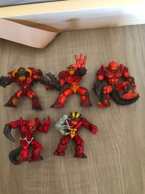 Gormiti figures large 2007 like new, set of 5