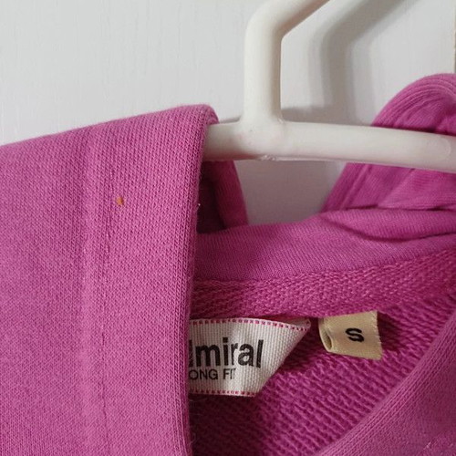 Admiral pink hoodie size S like new