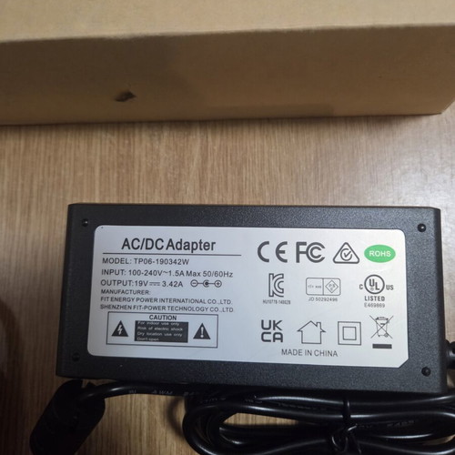 Fit-Power TP06-190342W Power Adapter 19V 3.42A 65W New