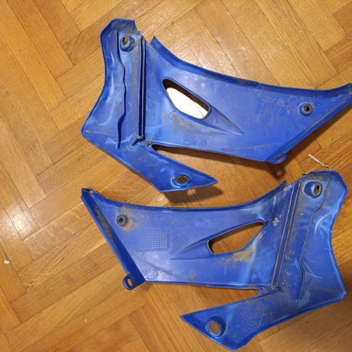 Yamaha WR 250F plastic parts used, blue/white, complete set