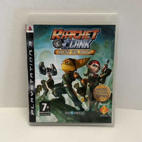 Ratchet & Clank Quest for Booty PS3 case and manual like new