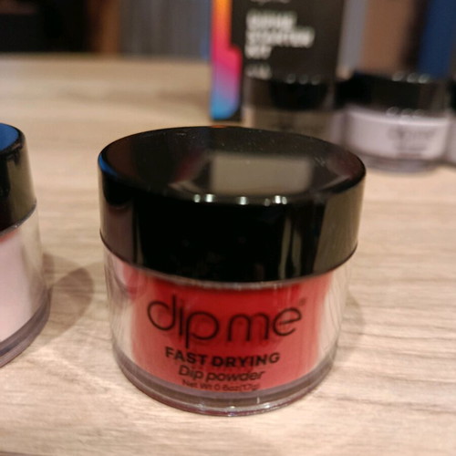 Dipme Dip Powder Manicure Kit like New with 5 Colors