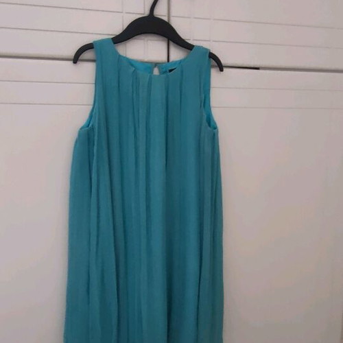 Silk dress Pepe Jeans like new, turquoise, size XS