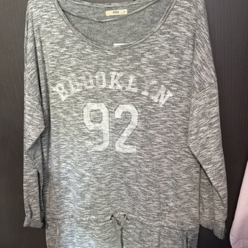 Fox dress gray new, size XXL