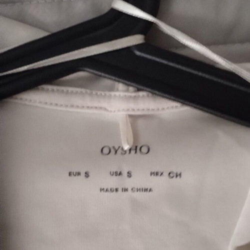 Oysho hooded blouse beige size S like new, breathable fabric