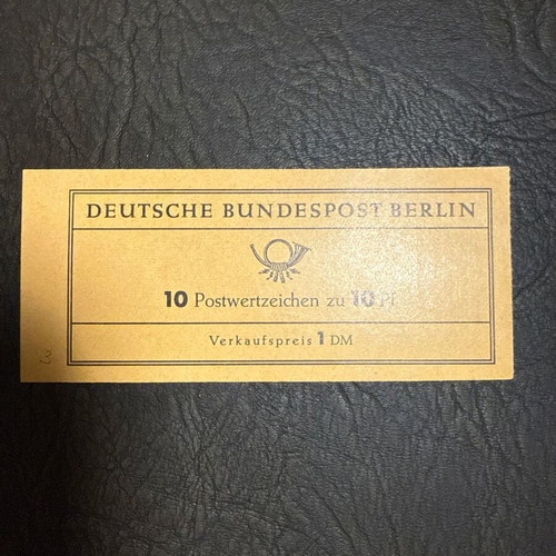 Deutsche Bundespost Berlin 10 Pfennig Stamp Strip new