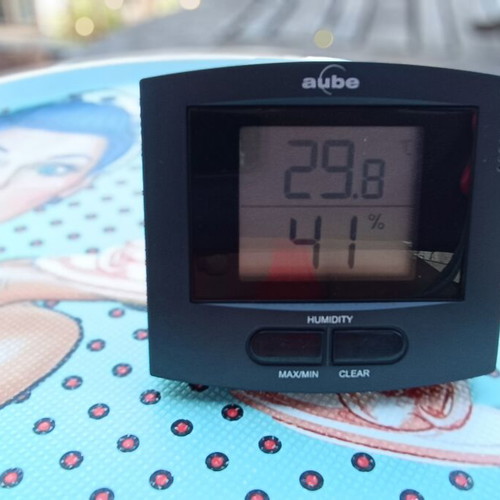 Aube digital thermometer and hygrometer like brand new