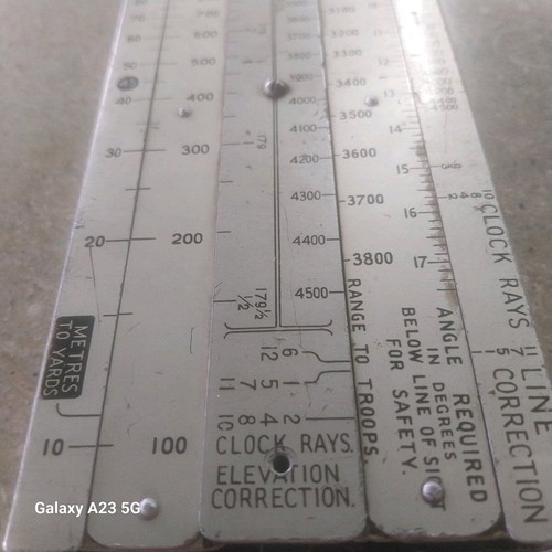 1942 Mile Inch Meter Converter used collectible item