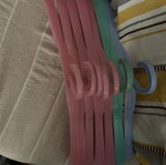 Plastic thick hangers like new