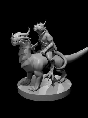 Kobold Ranger on a Drake resin miniature made to order, 32mm
