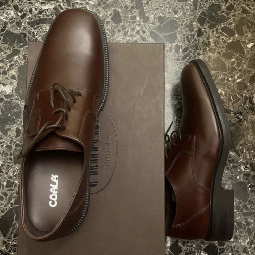 Coala men's leather derbys shoes like new, size 44