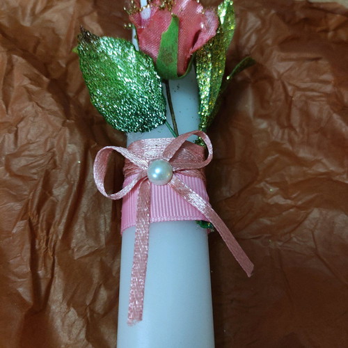 Easter candle new, approximately 21 cm