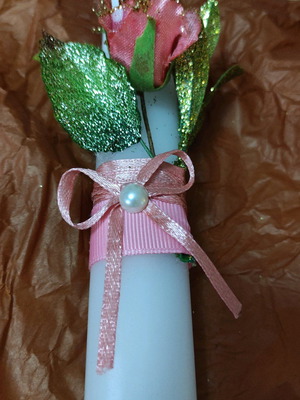 Easter candle new, approximately 21 cm