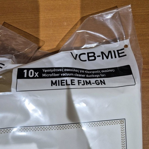 Miele FJM-GN vacuum cleaner bags new, 2 packs of 10 pieces