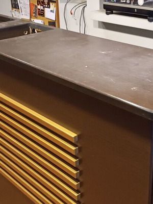 Work counter used, 2-level solid wood furniture