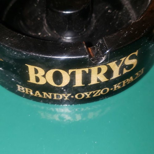Botrys ashtrays used, pack of 4, plastic