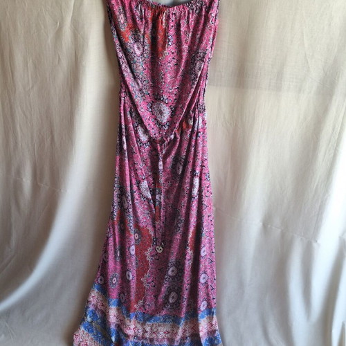 Twenty 29 Strapless Maxi Dress Mandala Summer Rayon S like new