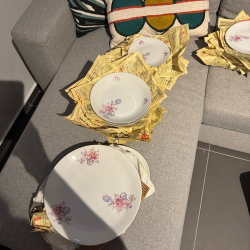 Scherzer Bavaria Germany full dinnerware set like new