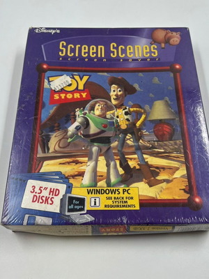 Disney Toy Story Screen Scenes Windows PC 3.5” Floppy Disk Edition καινούργιο