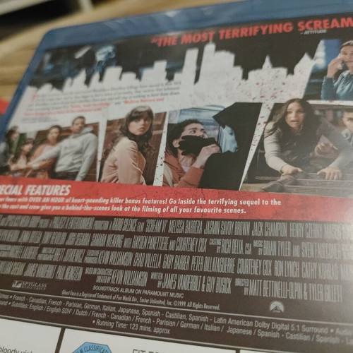 Scream VI Blu-Ray like new with English subtitles and slipcase
