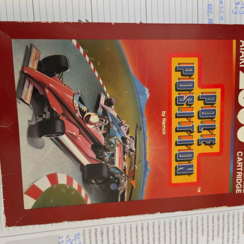Pole Position Atari 2600 complete set used, racing game
