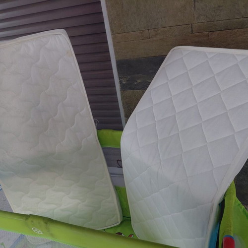 Baby playpen bed with mosquito nets and protective cover