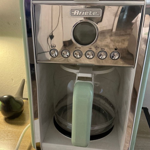 Vintage Ariete Filter Coffee Maker like new, 12-cup capacity