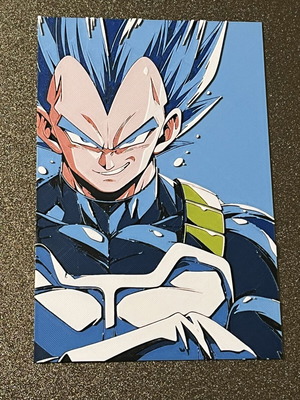 3D Embossed Vegeta Dragonball Z Wall Art new