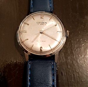 Vintage ρολόι κουρδιστό citizen 70s