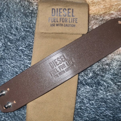 Diesel leather bracelet Fuel for life vintage new, brown