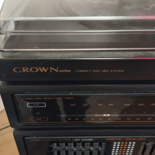Radio cassette player CD and turntable used, sold as faulty