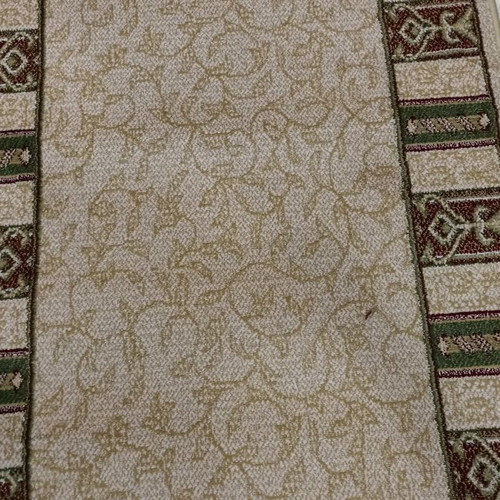 Wool rug runner 0.80x2.60 new in earth tones