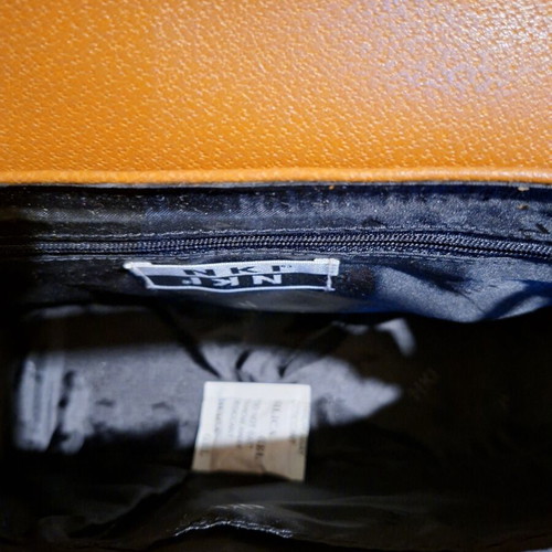 Vintage Y2K shoulder bag tan camel NKI brand new