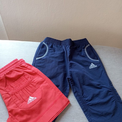 Adidas baby pants 6-12 months with free Adidas shorts