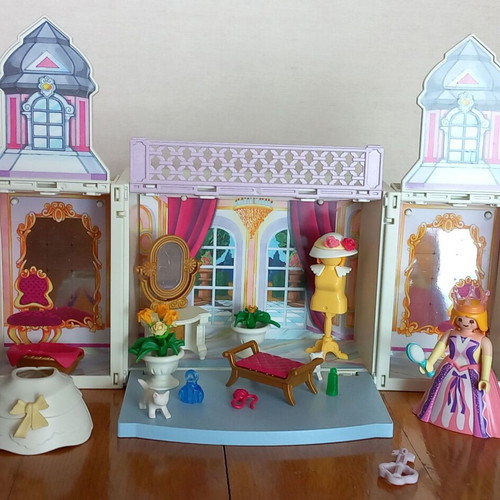Playmobil Castle with Princess like new, foldable with lock