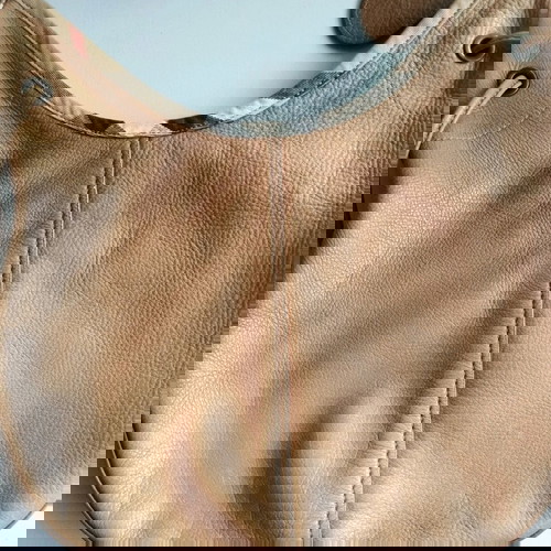 Δερμάτινη τσάντα ώμου Burberry καφέ μεταχειρισμένη