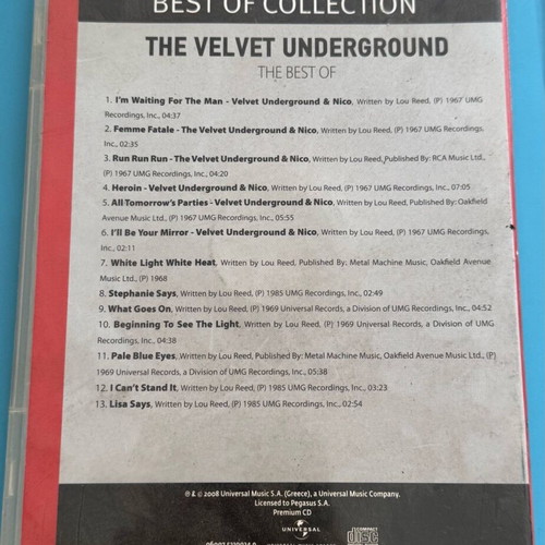 The Best Of Velvet Underground CD used