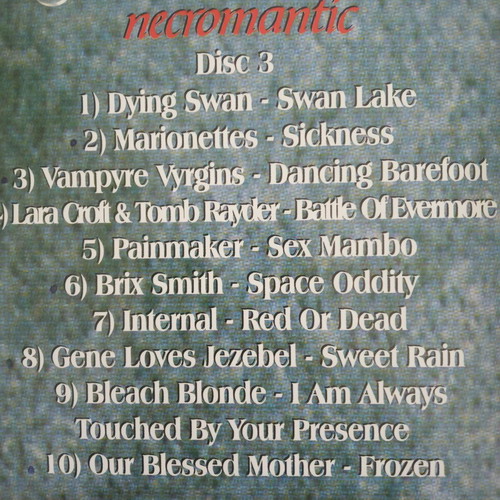 Collection necromantic 4 cd with dark gothic songs