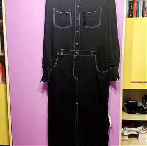 Asos ολόσωμη φόρμα / πουκάμισο μαύρο Medium