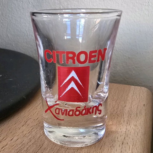 Citroen shot glass like new
