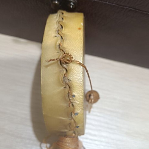 Ethnic Handmade Pellet Drum from Peru like new