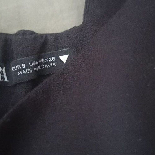 Black Mini Dress Zara Small, Like New